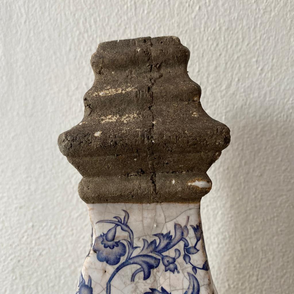 Antique Stone & Ceramic Sconce