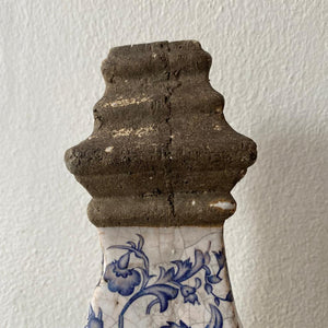 Antique Stone & Ceramic Sconce