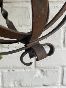 Victorian Iron Work Hanging Basket
