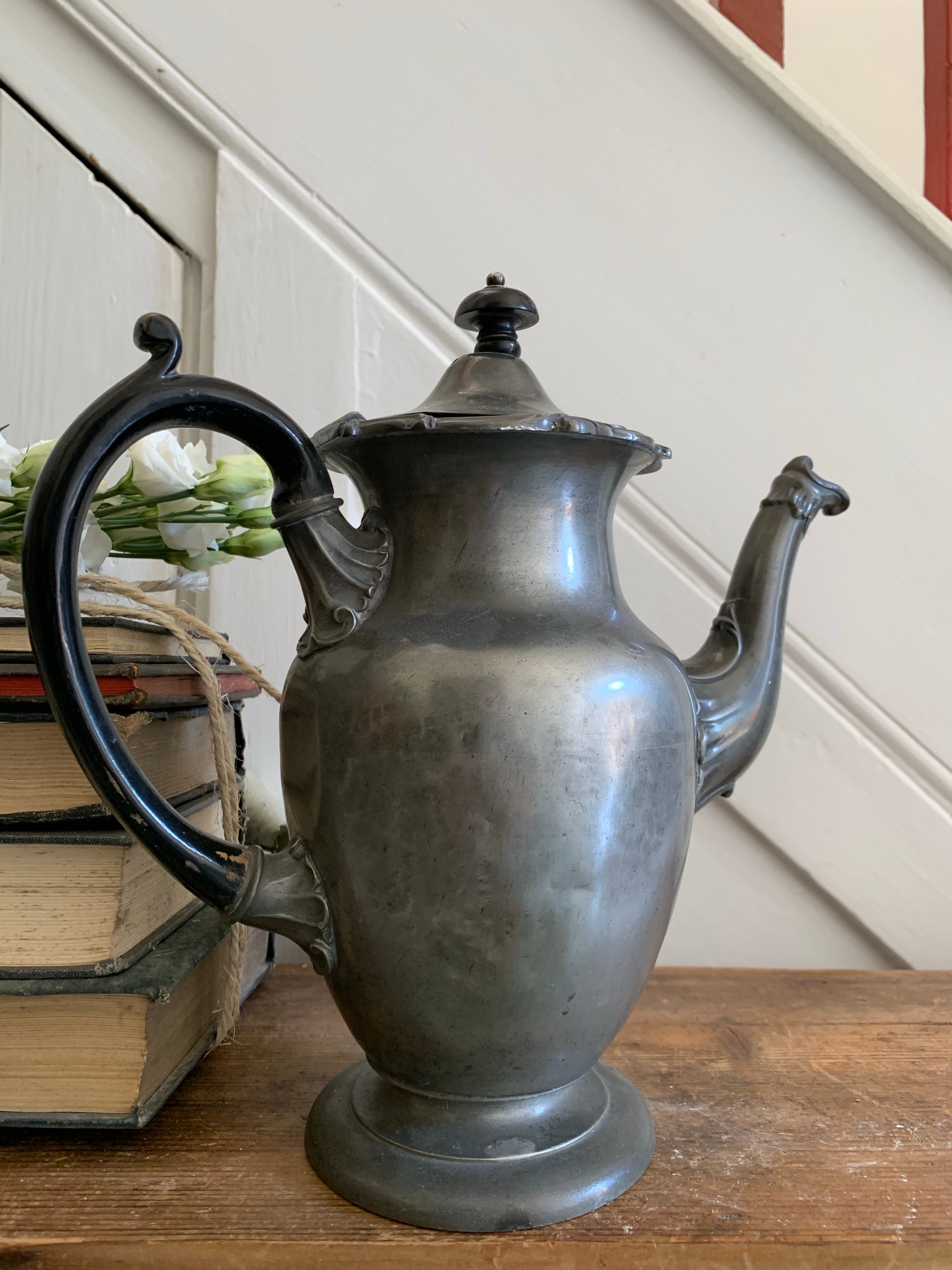 Old Pewter Coffee Pot
