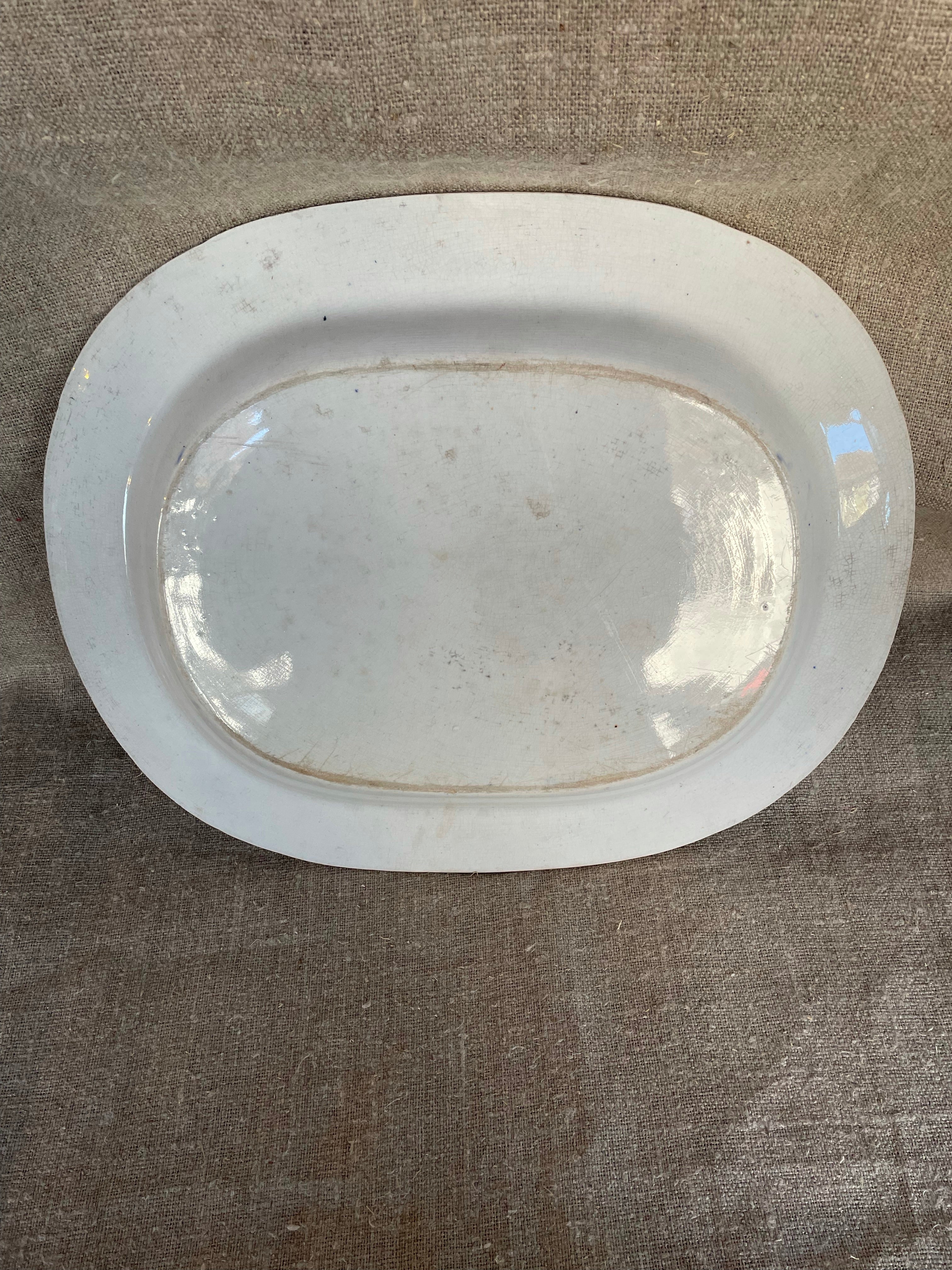 Vintage English Transferware Platter - Large