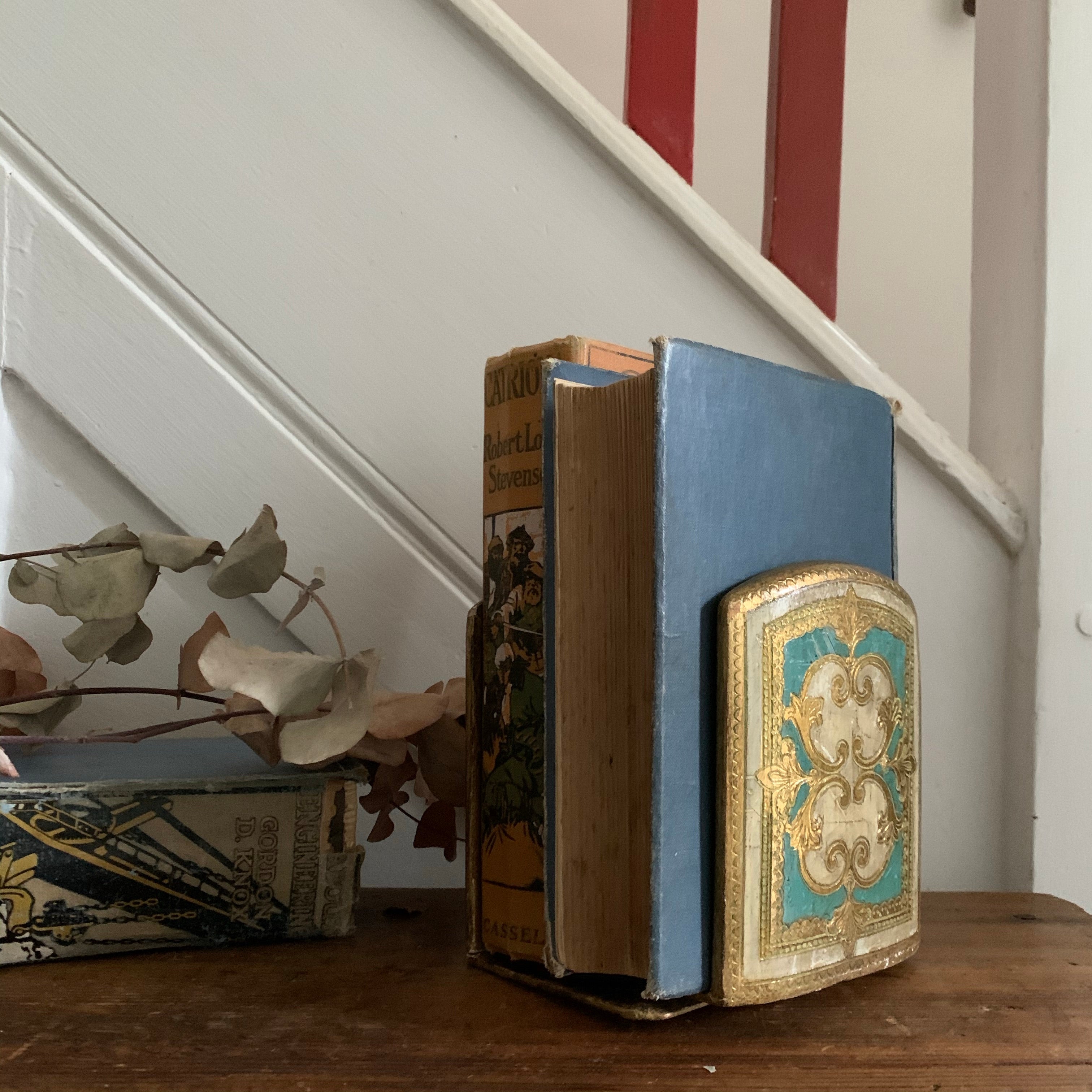 Pair of Vintage Florentine Bookends