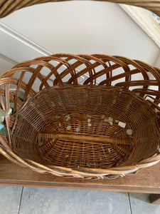 Handmade Vintage Wicker Basket