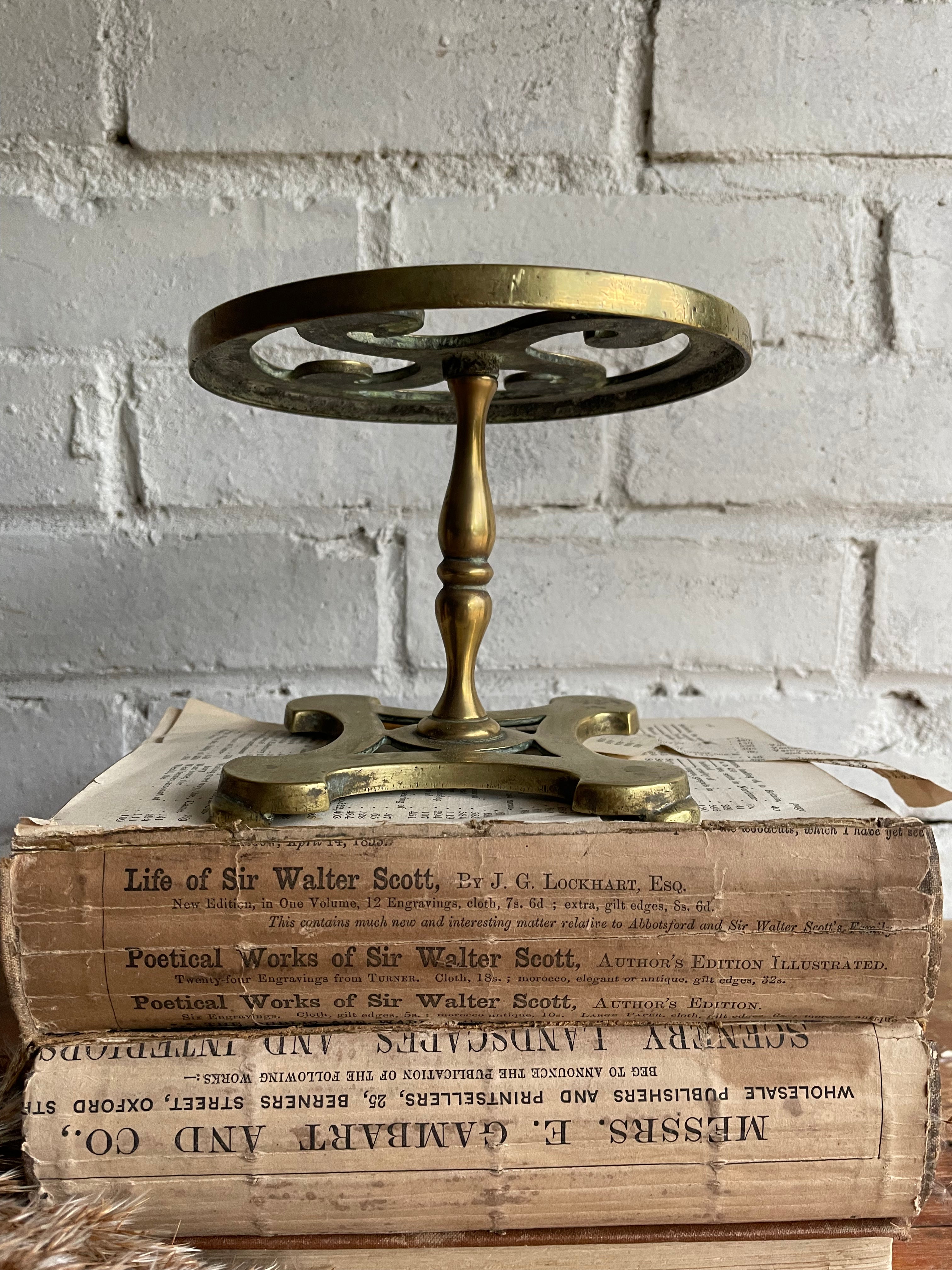 Round Brass Trivet