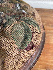 Beaded Antique Foot Stool