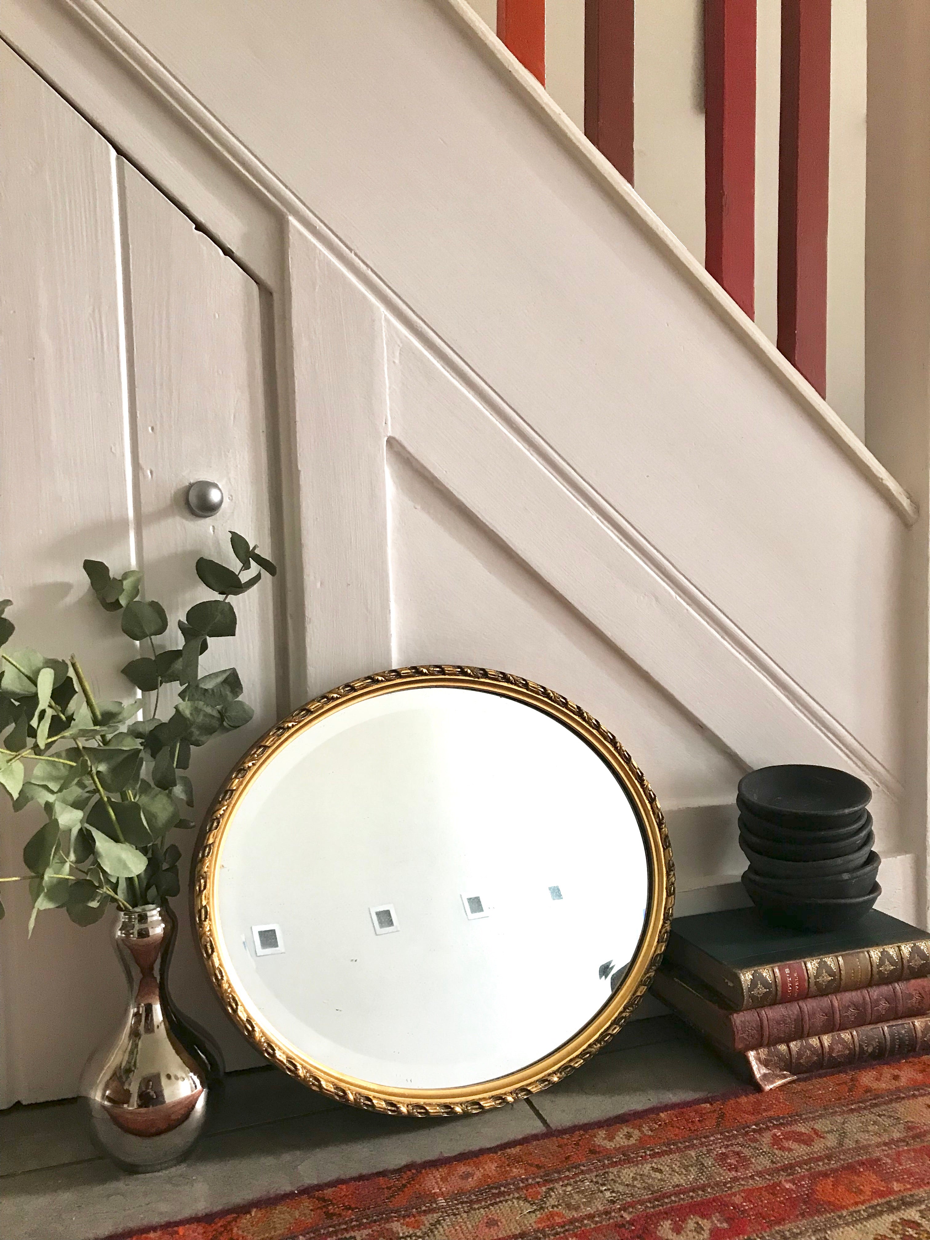 Small Gold Mirror