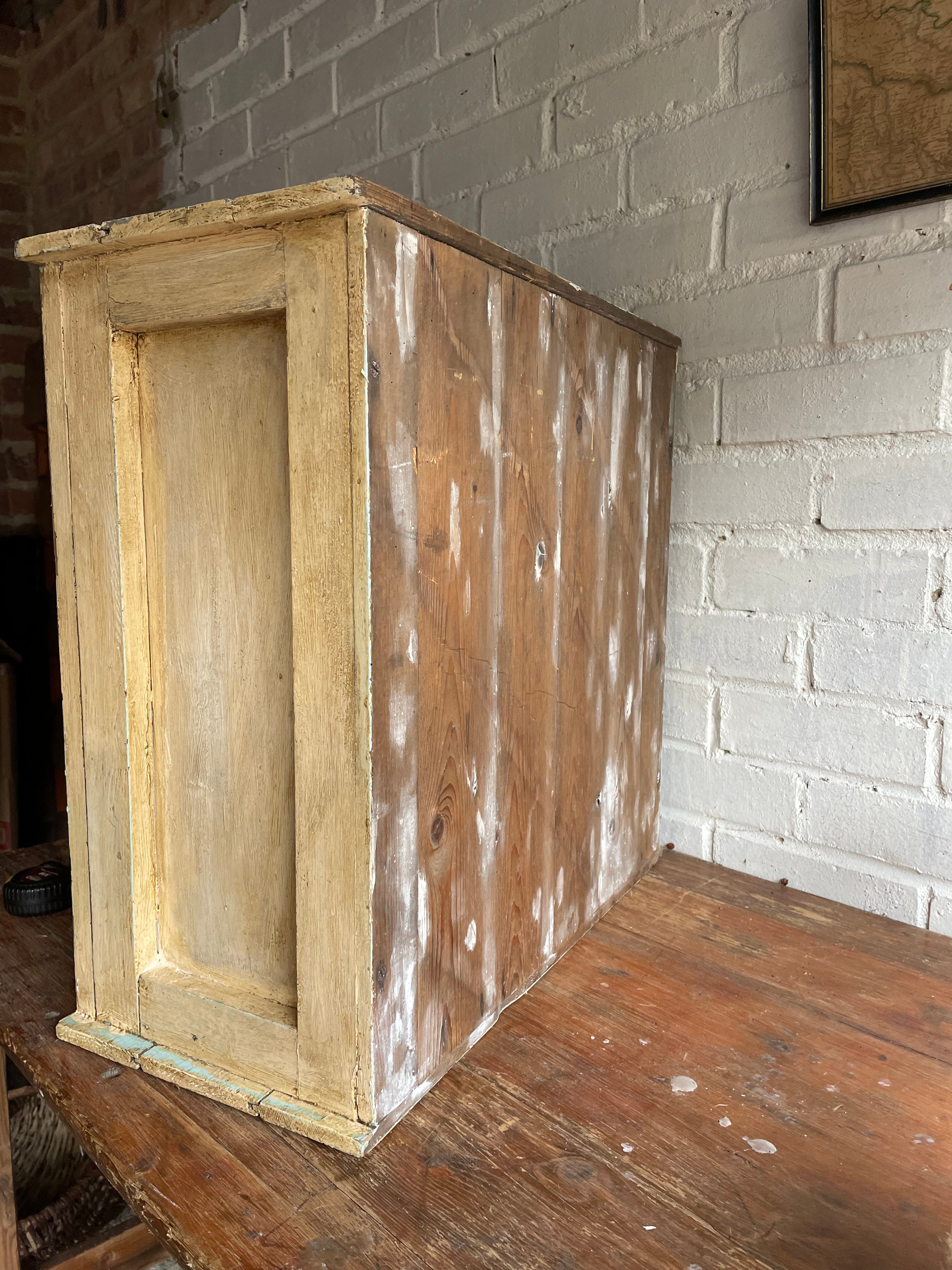 Cabinet/ Small Cupboard with a Rustic Paint Effect