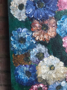 Vintage Floral Oil Painting