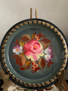 Small Vintage Toileware Plate 1
