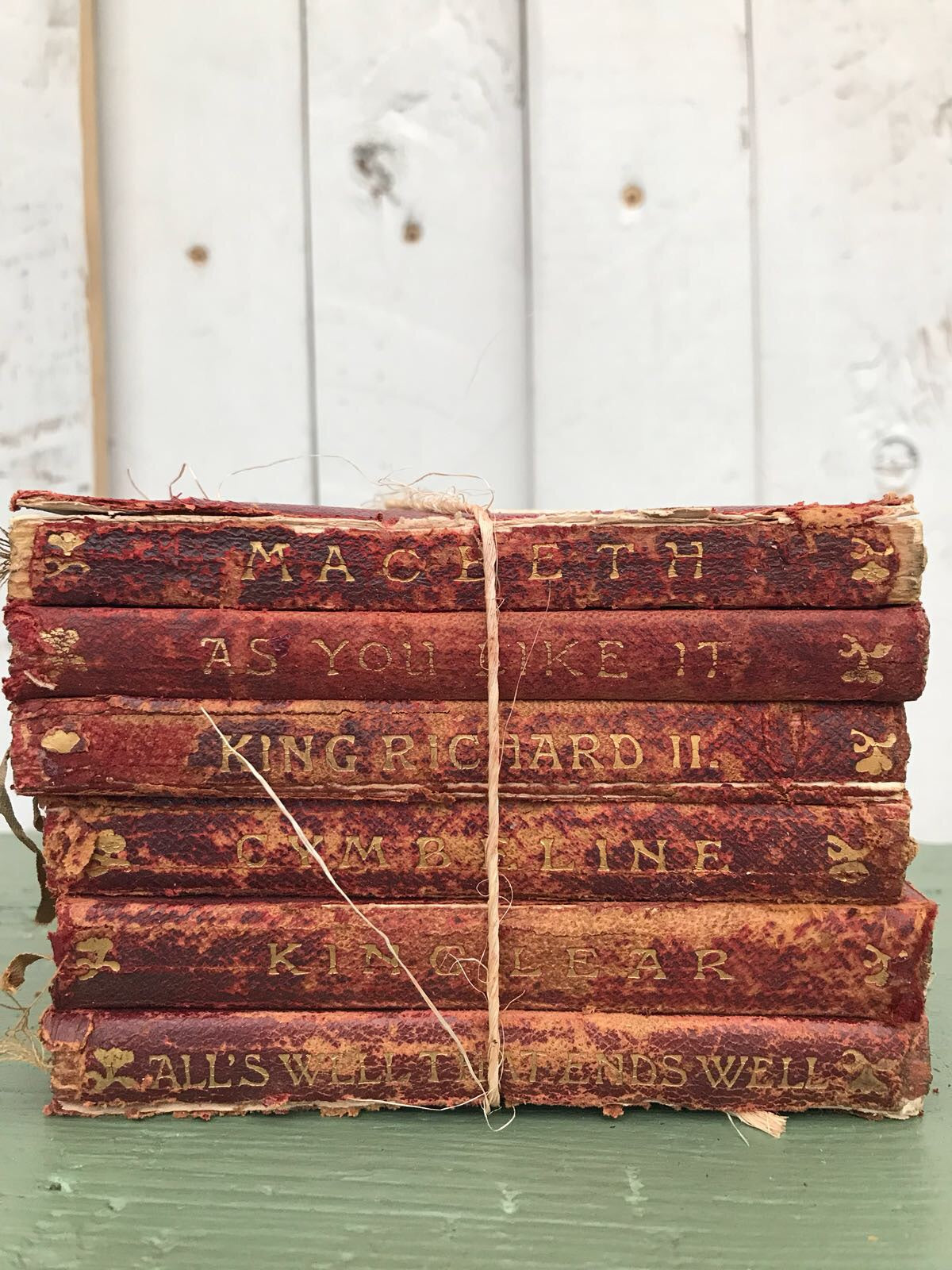 Trio of 1900s Mini Shakespeares