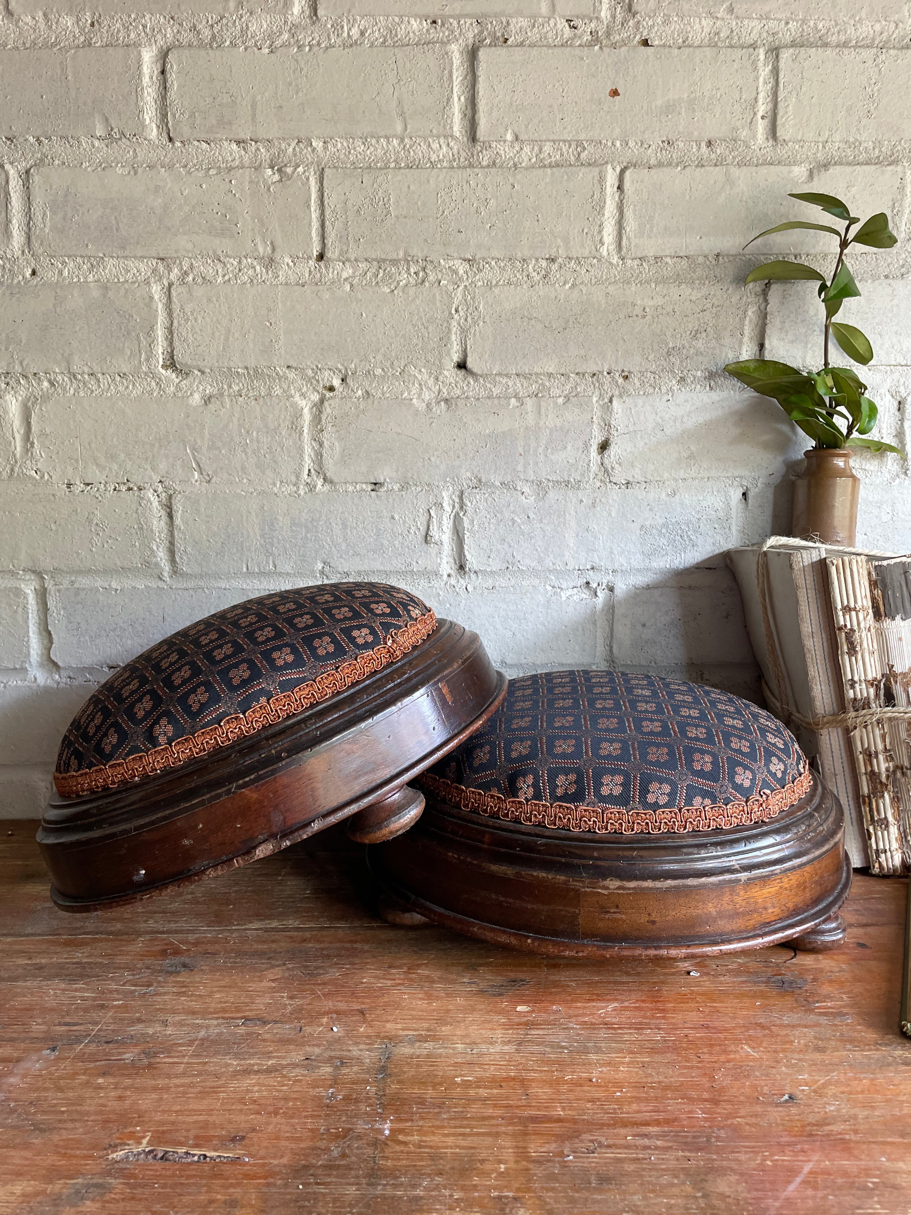Pair of Victorian Foot Stools