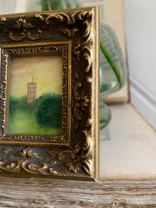 Miniature Watercolour:  Tower
