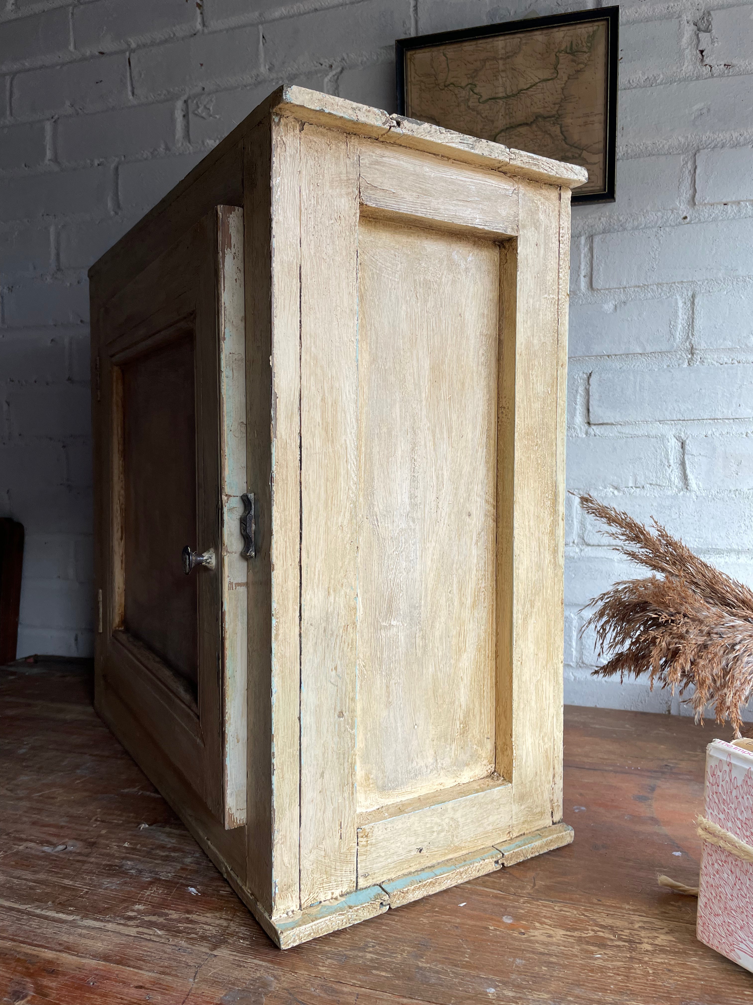Cabinet/ Small Cupboard with a Rustic Paint Effect