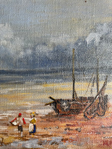Small “Boat” Oil Painting
