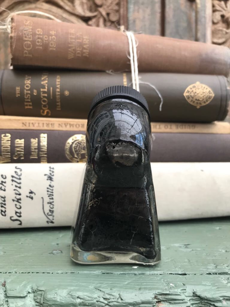 Vintage Ink Bottles - Set of Three