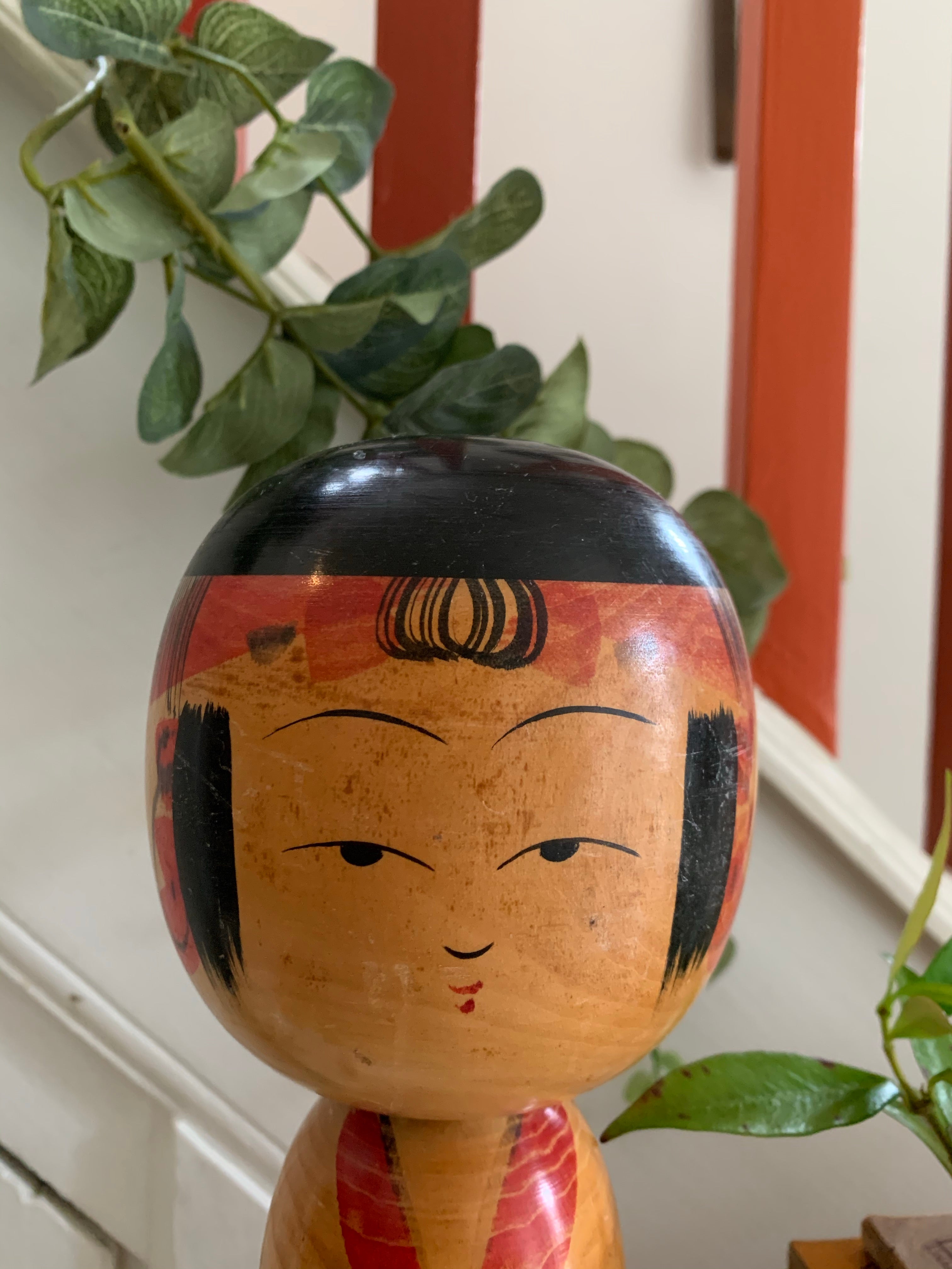 Large Vintage Japanese Kokeshi Doll