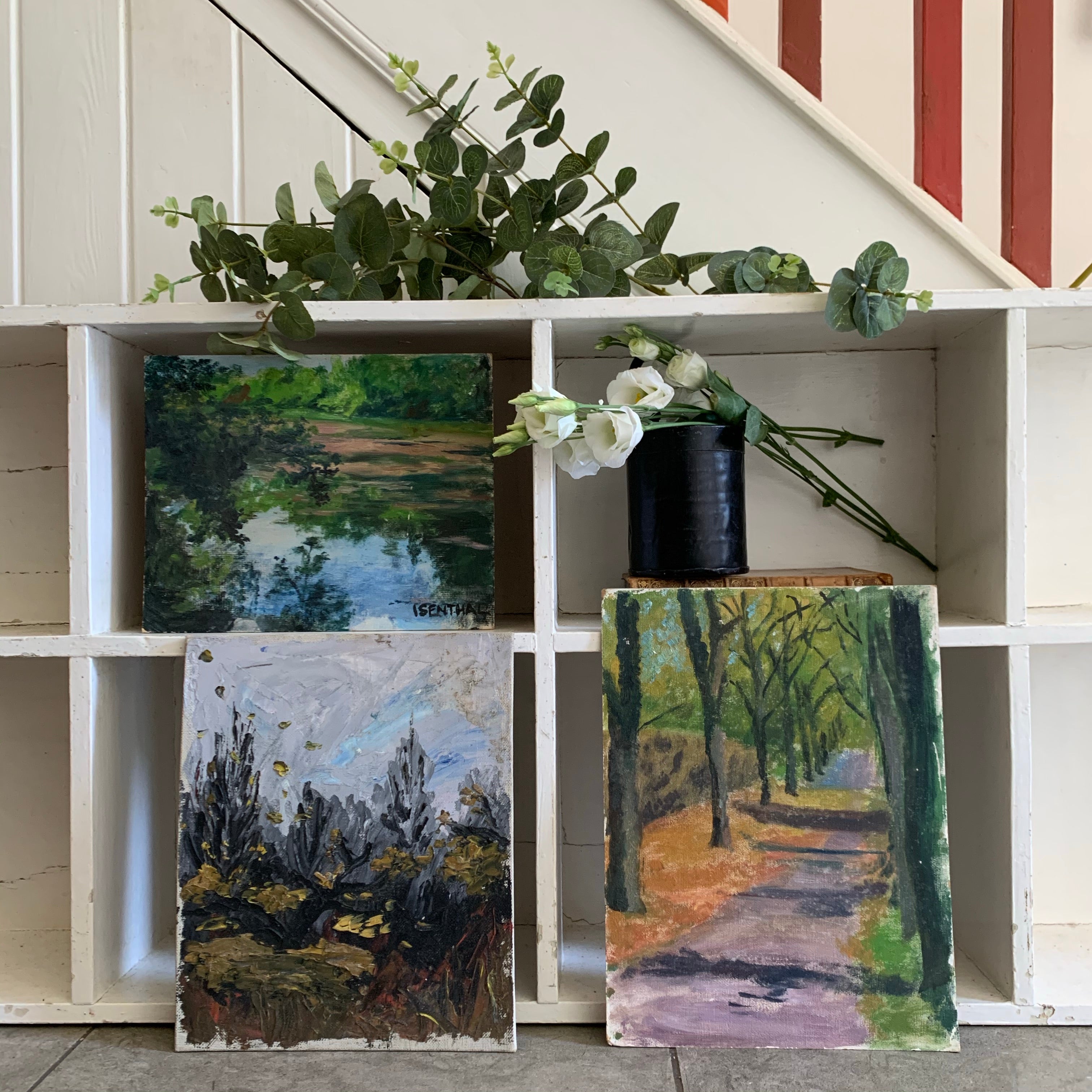 Moody Forest: Small Oil on Board
