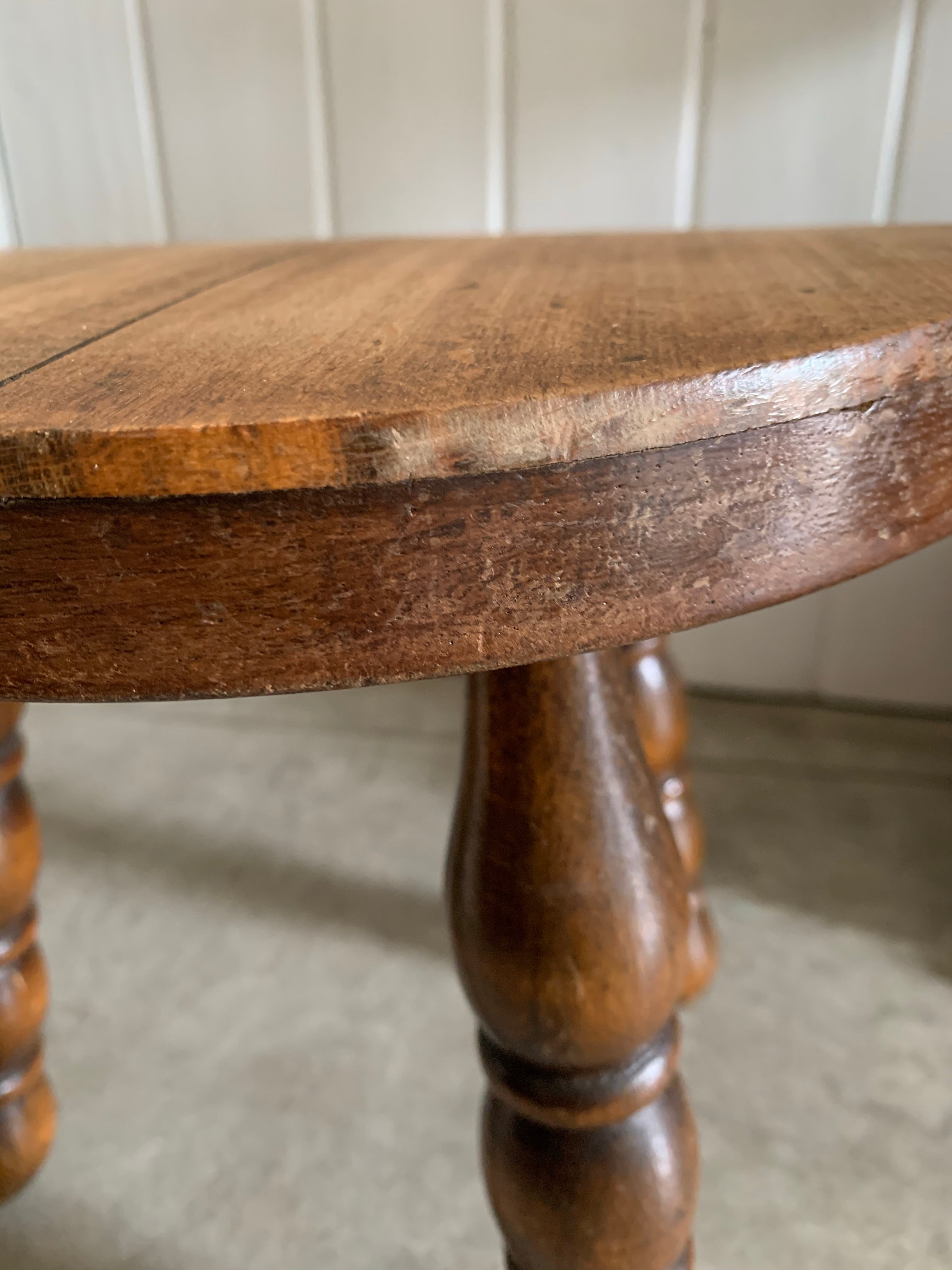 French Vintage Milking Stool 2