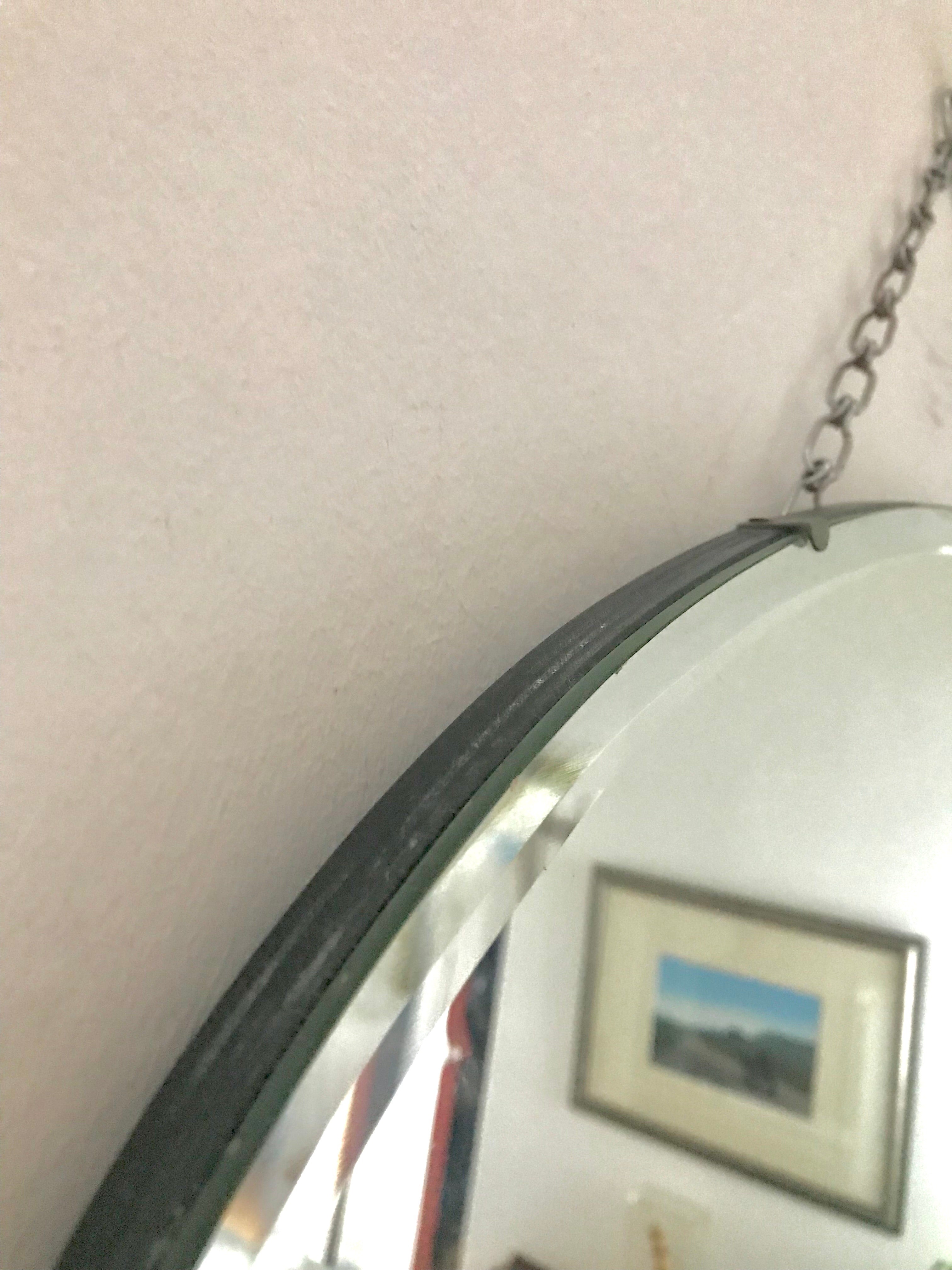 Beautiful Art Deco Frameless Mirror