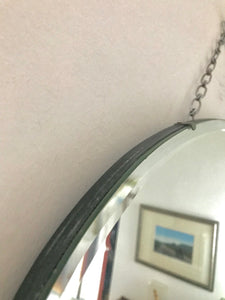 Beautiful Art Deco Frameless Mirror