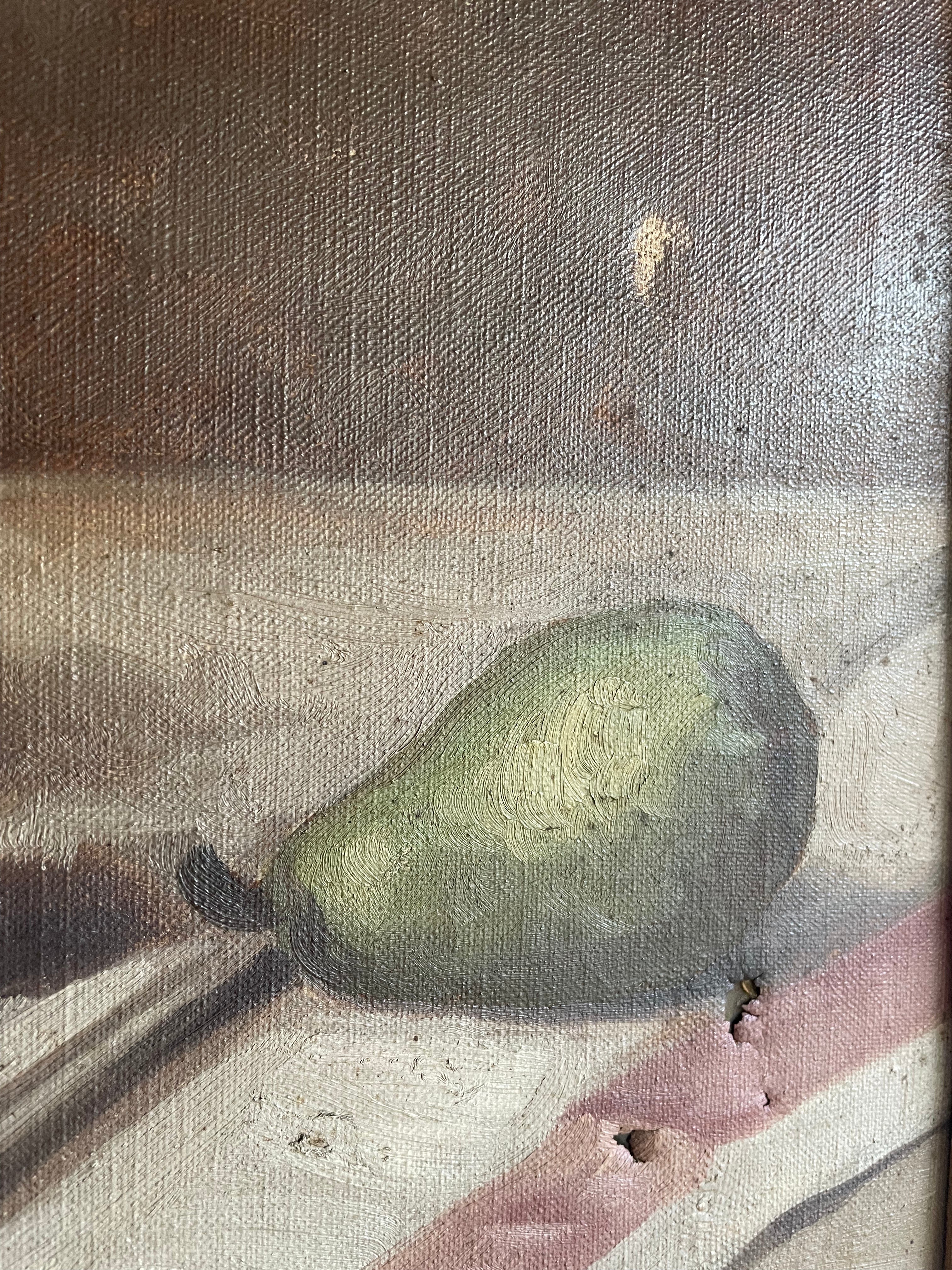Still Life:  Antique Oil on Canvas
