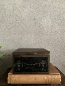 Little Wood & Tin Box with decorative detail