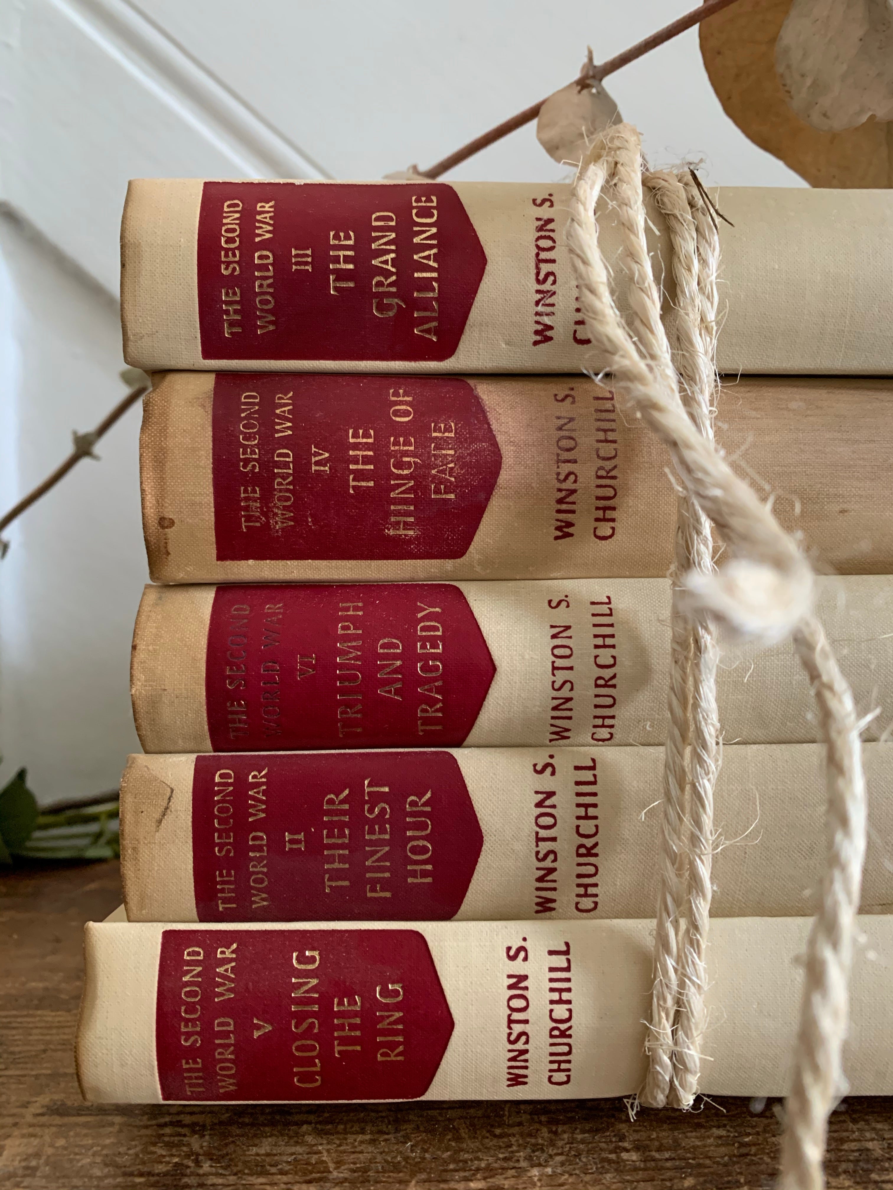 Cream & Red Book Bundle