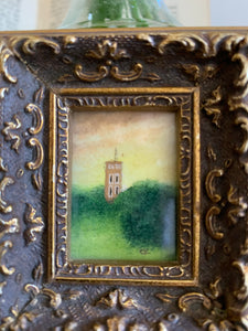 Miniature Watercolour:  Tower