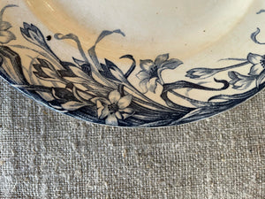 Antique French “Longwy” Plate