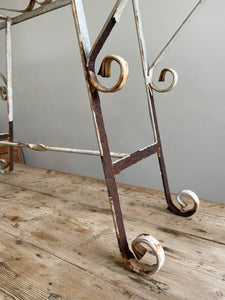 Long Wrought Iron Plant Stand