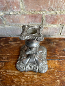 Single Silver-Plated Candlestick