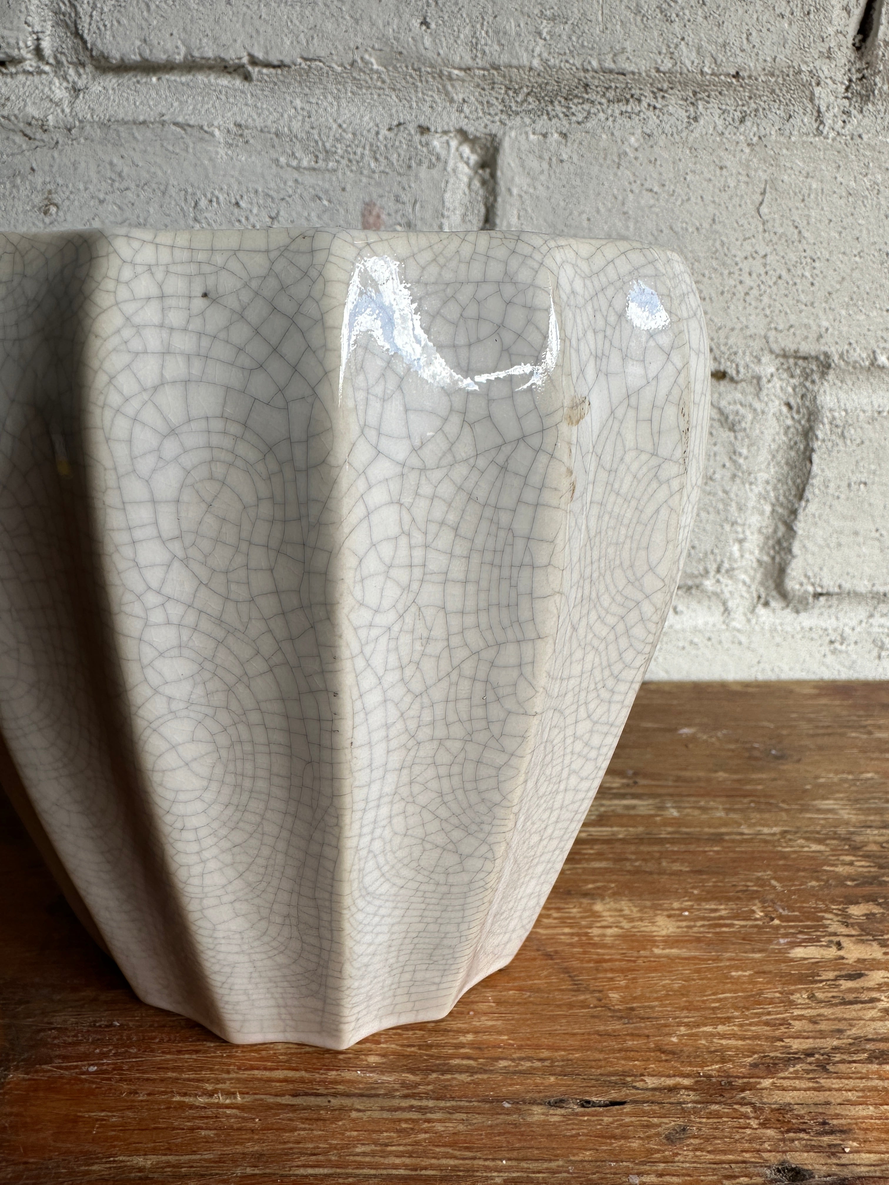 Crackled Glased Vase