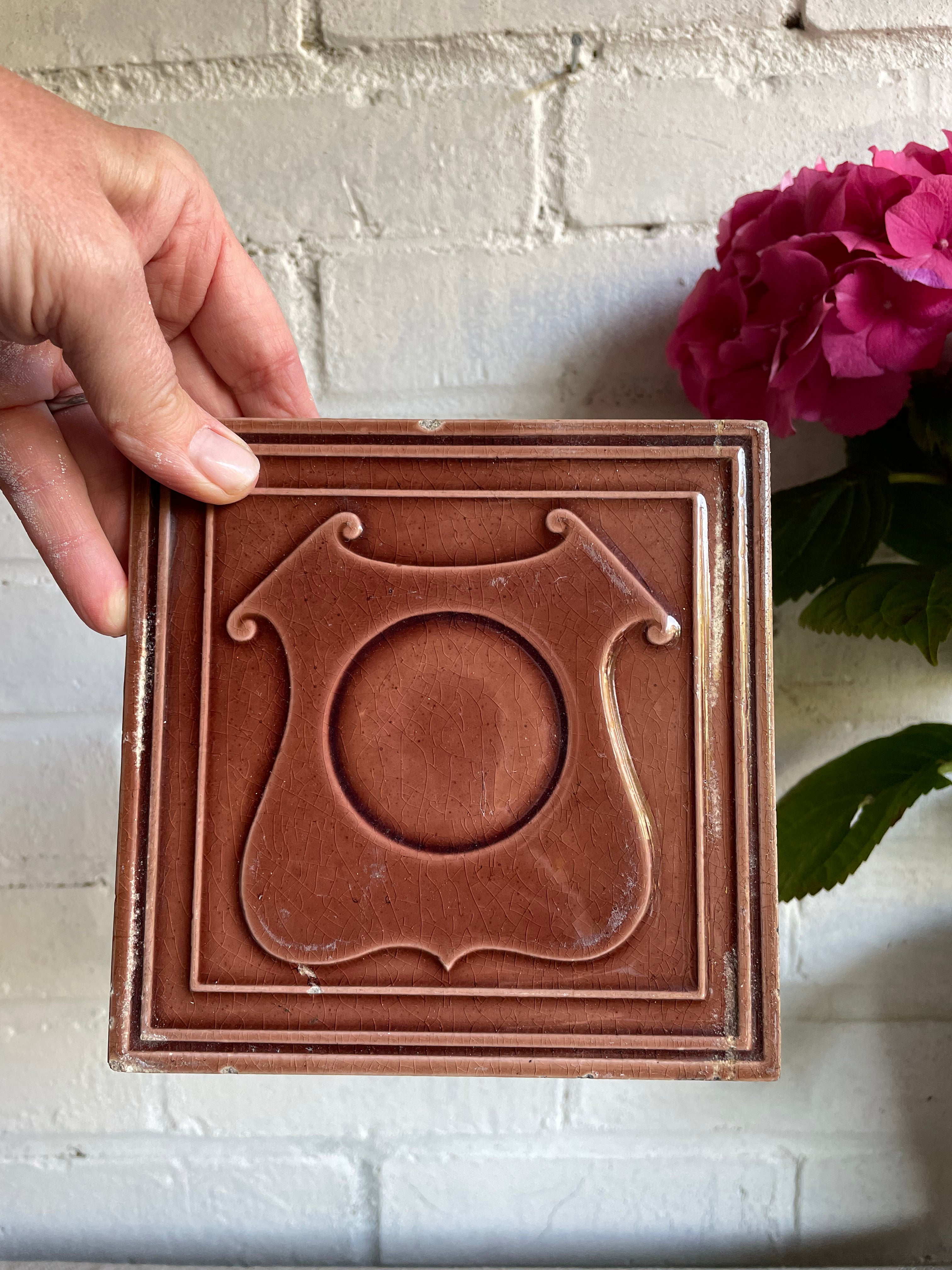 Victorian Pottery Tile