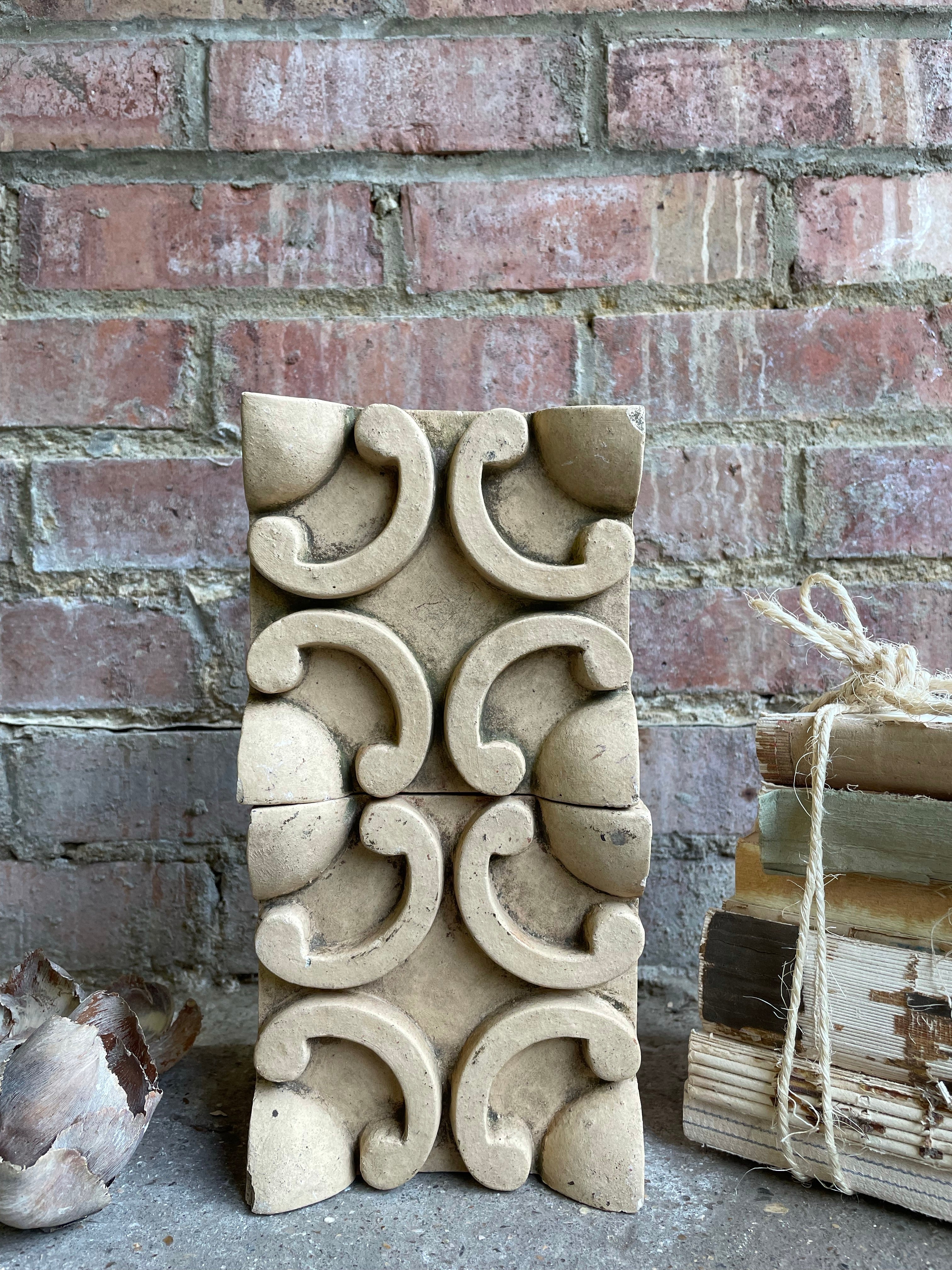 Decorative Architectural Brick in Terracotta Hues