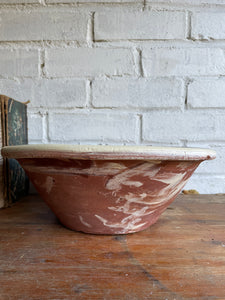 Vintage Ceramic Pancheon Bowl
