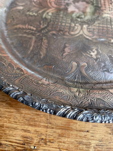 Beautiful Silver Plate Tray/Salver