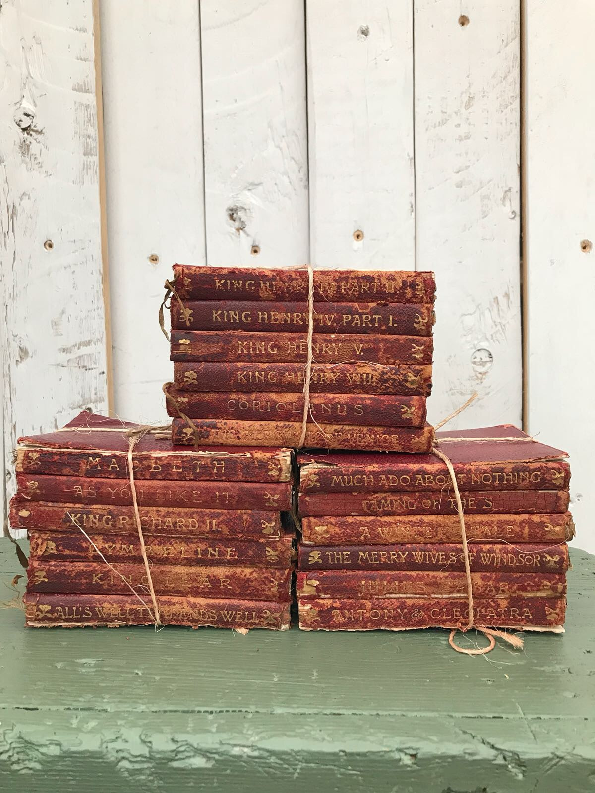 Trio of 1900s Mini Shakespeares