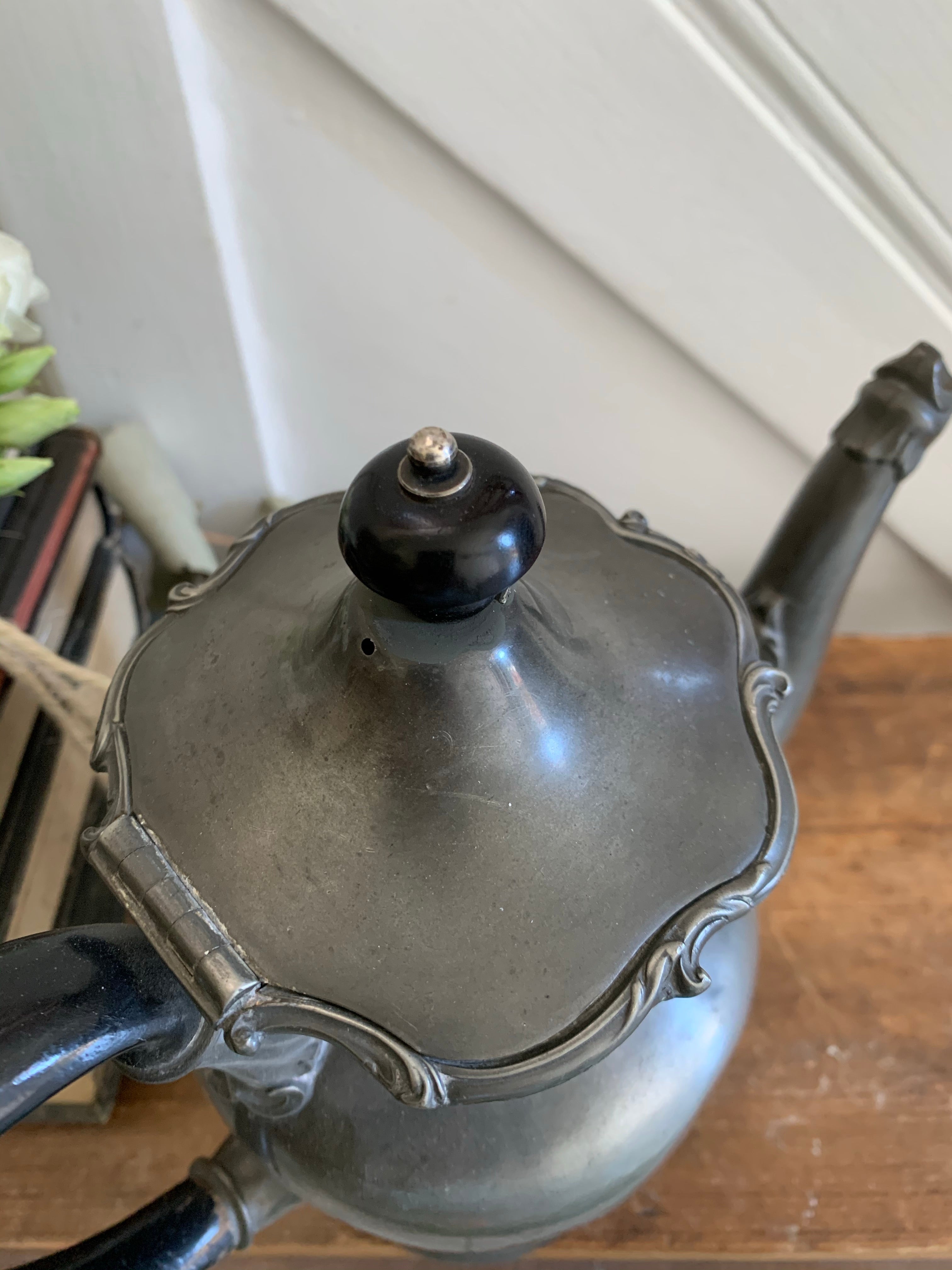 Old Pewter Coffee Pot