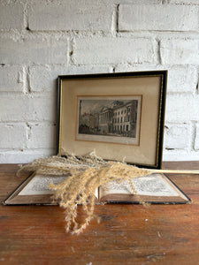 19th Century Framed Architectural Print of St Paul’s School