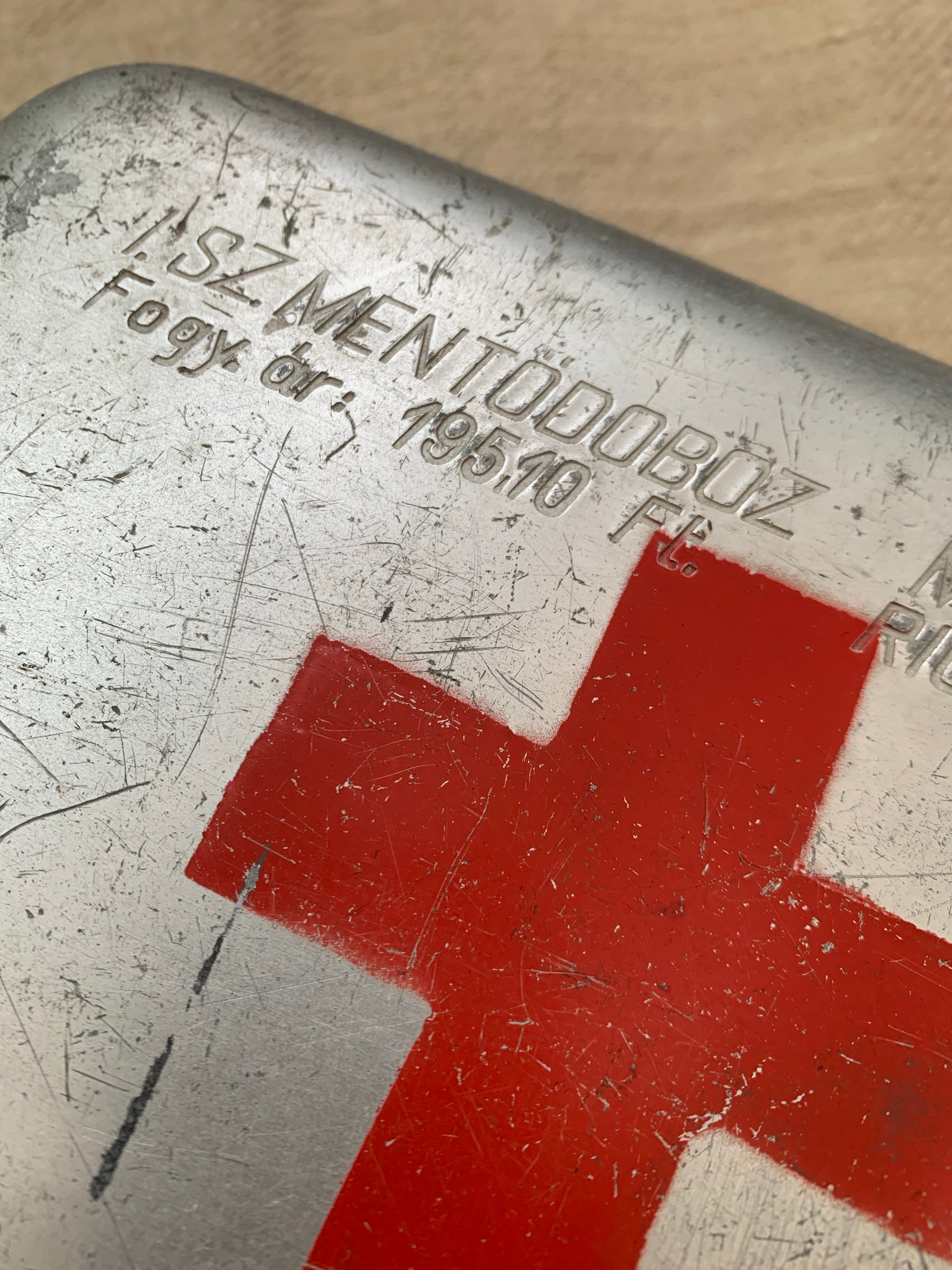 Vintage First Aid Tin Medicine Box
