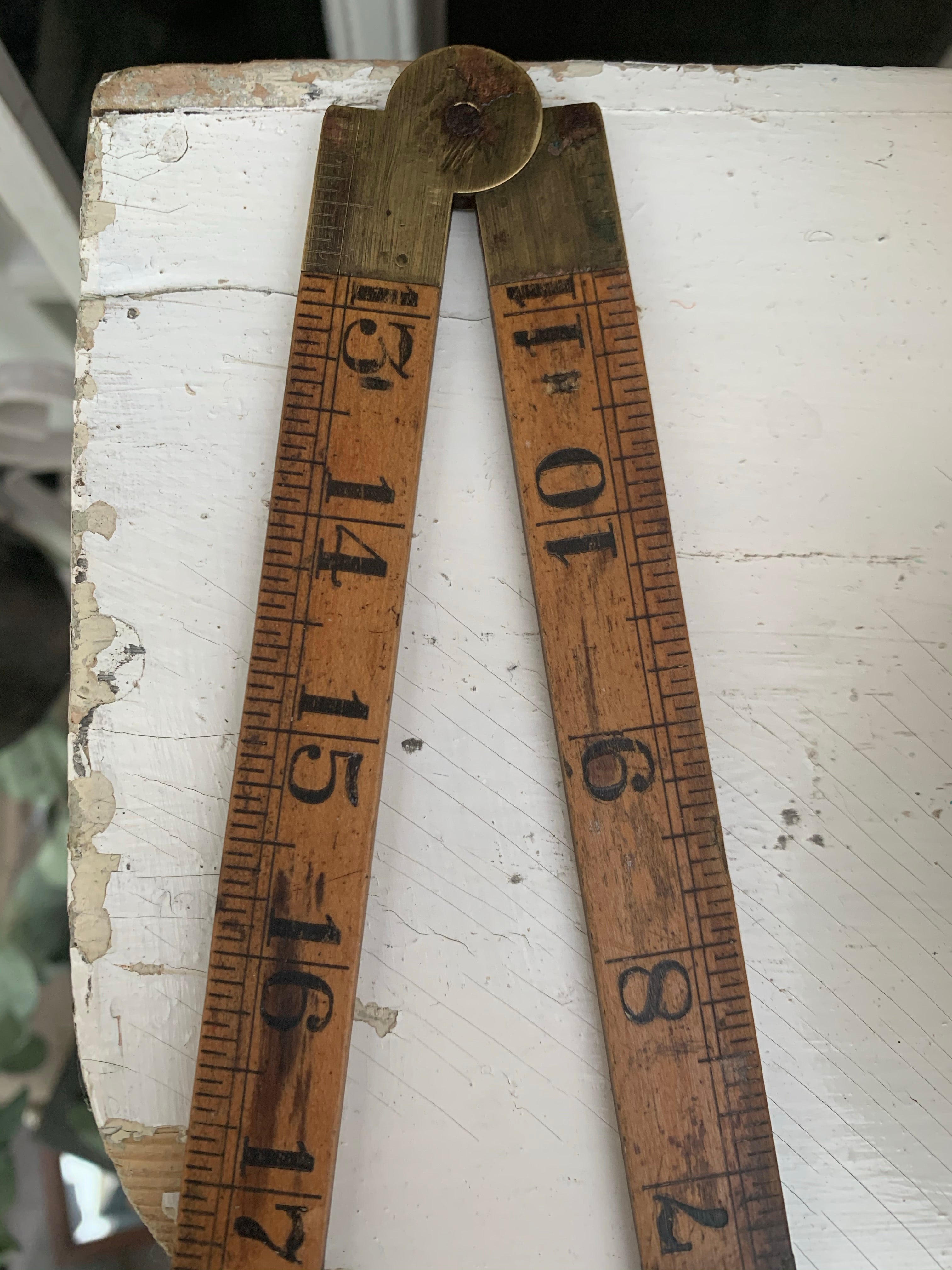 Vintage Folding Ruler