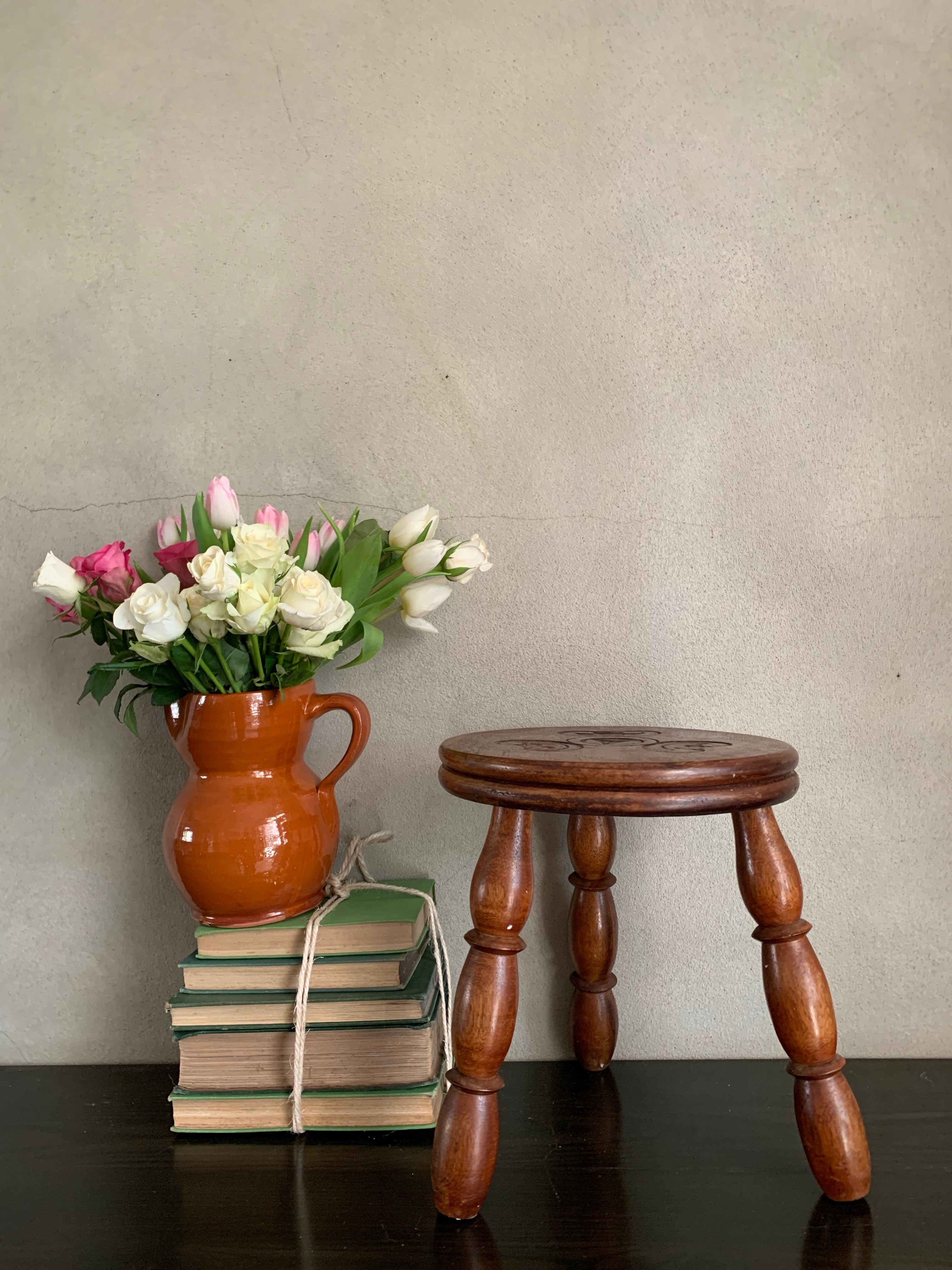 French Vintage Milking Stool 2
