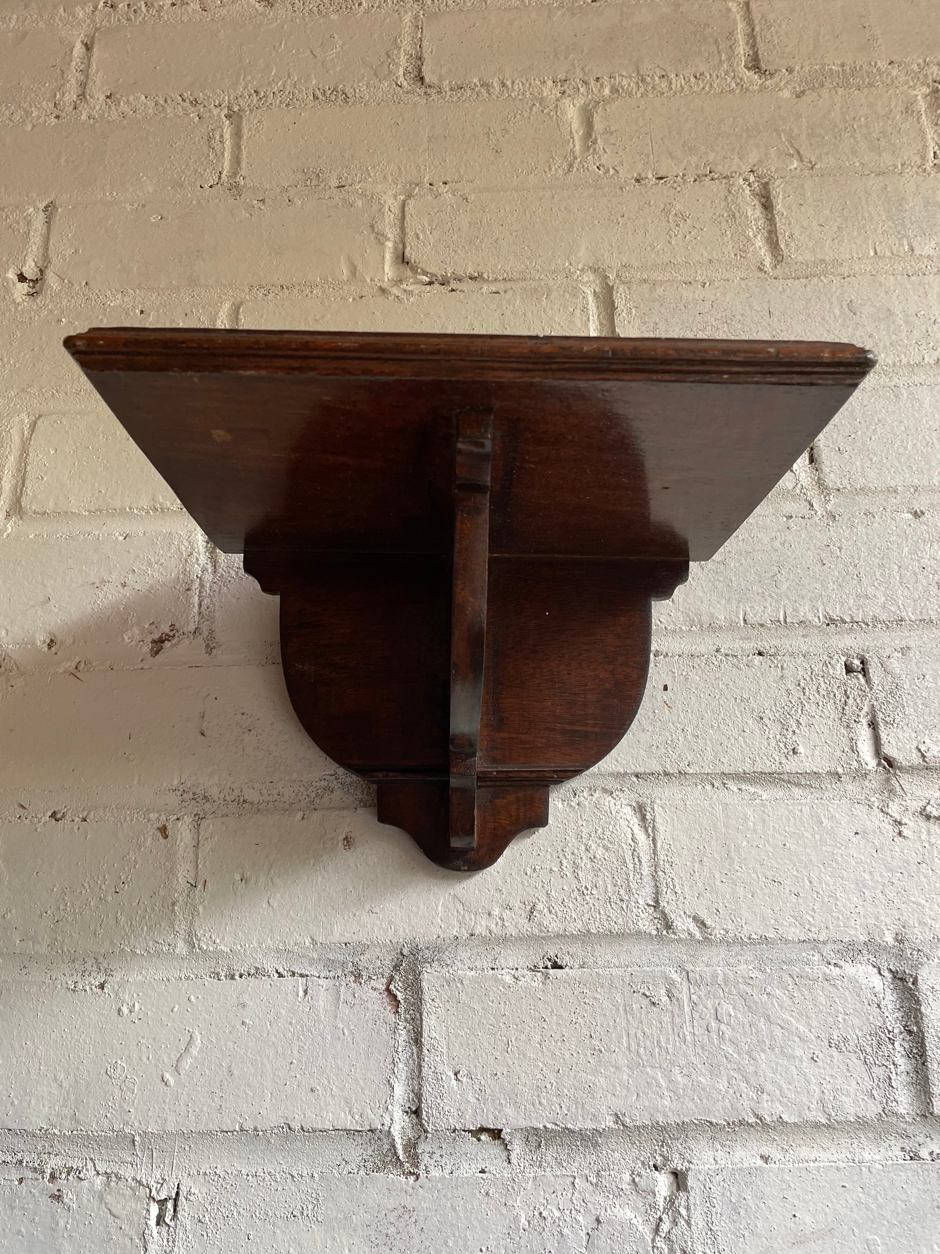 Small Wall Hung Wooden Shelf