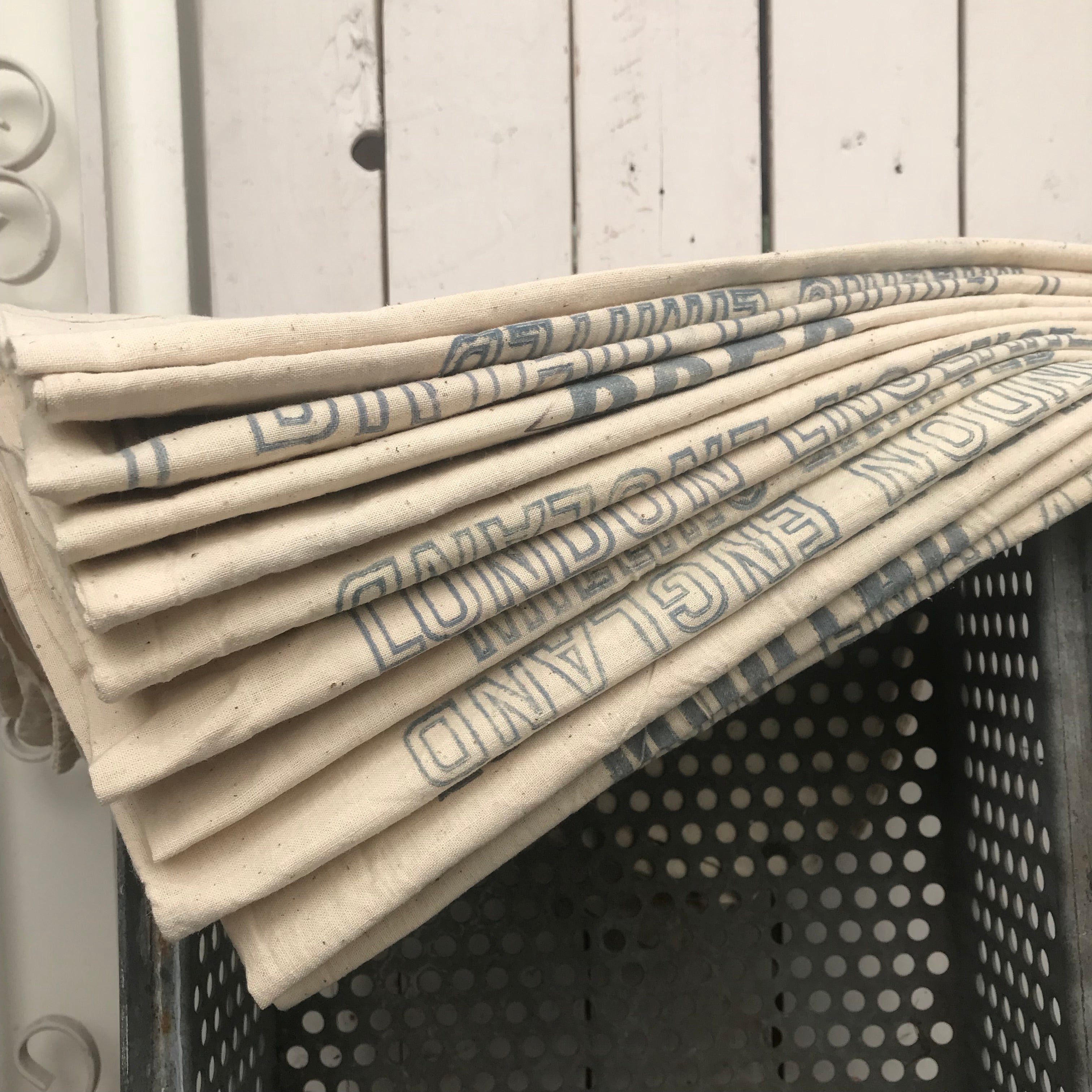 Vintage Flour Sacks - Set of Two