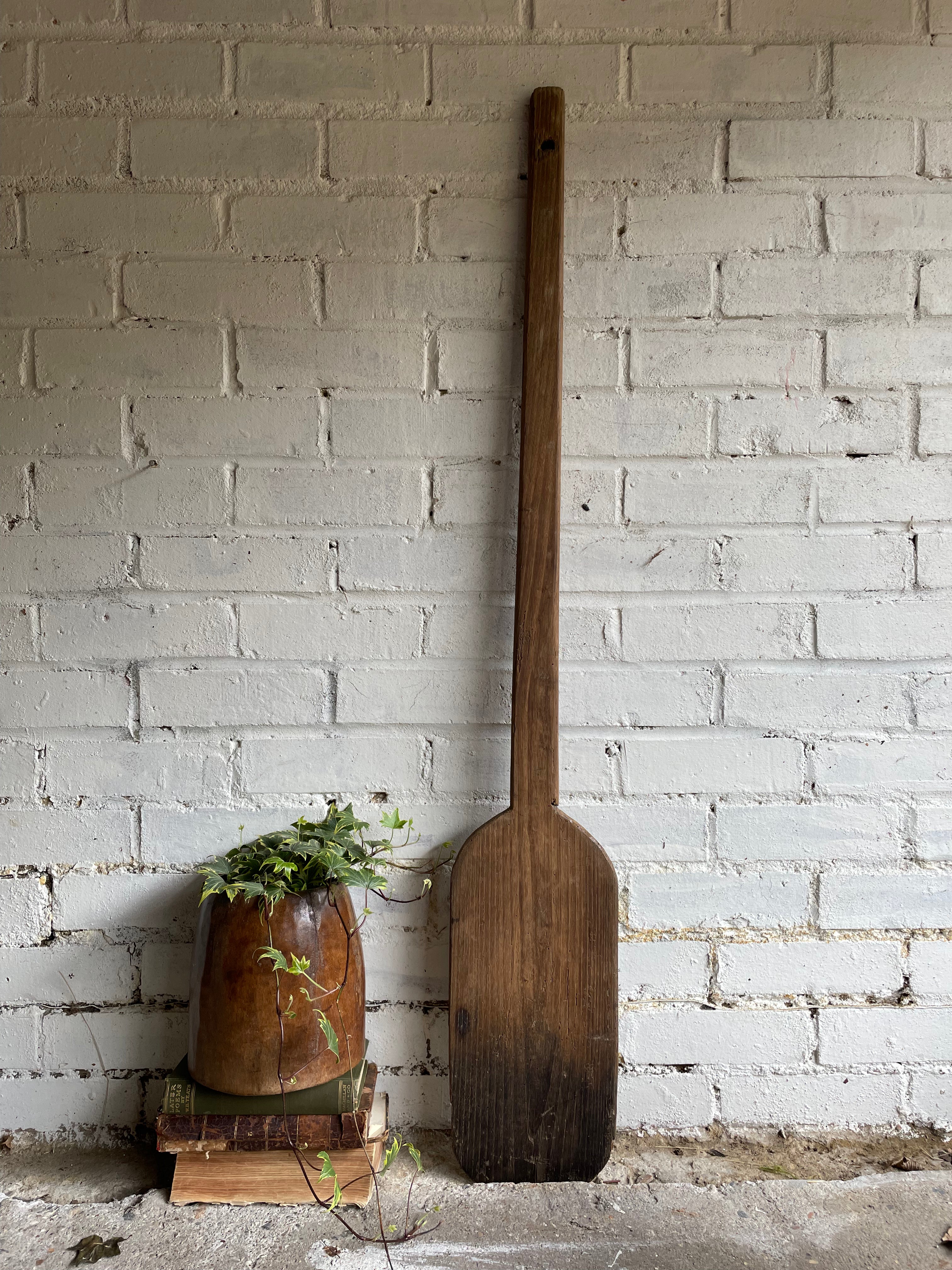 Large Antique Handcarved Bread Shovel