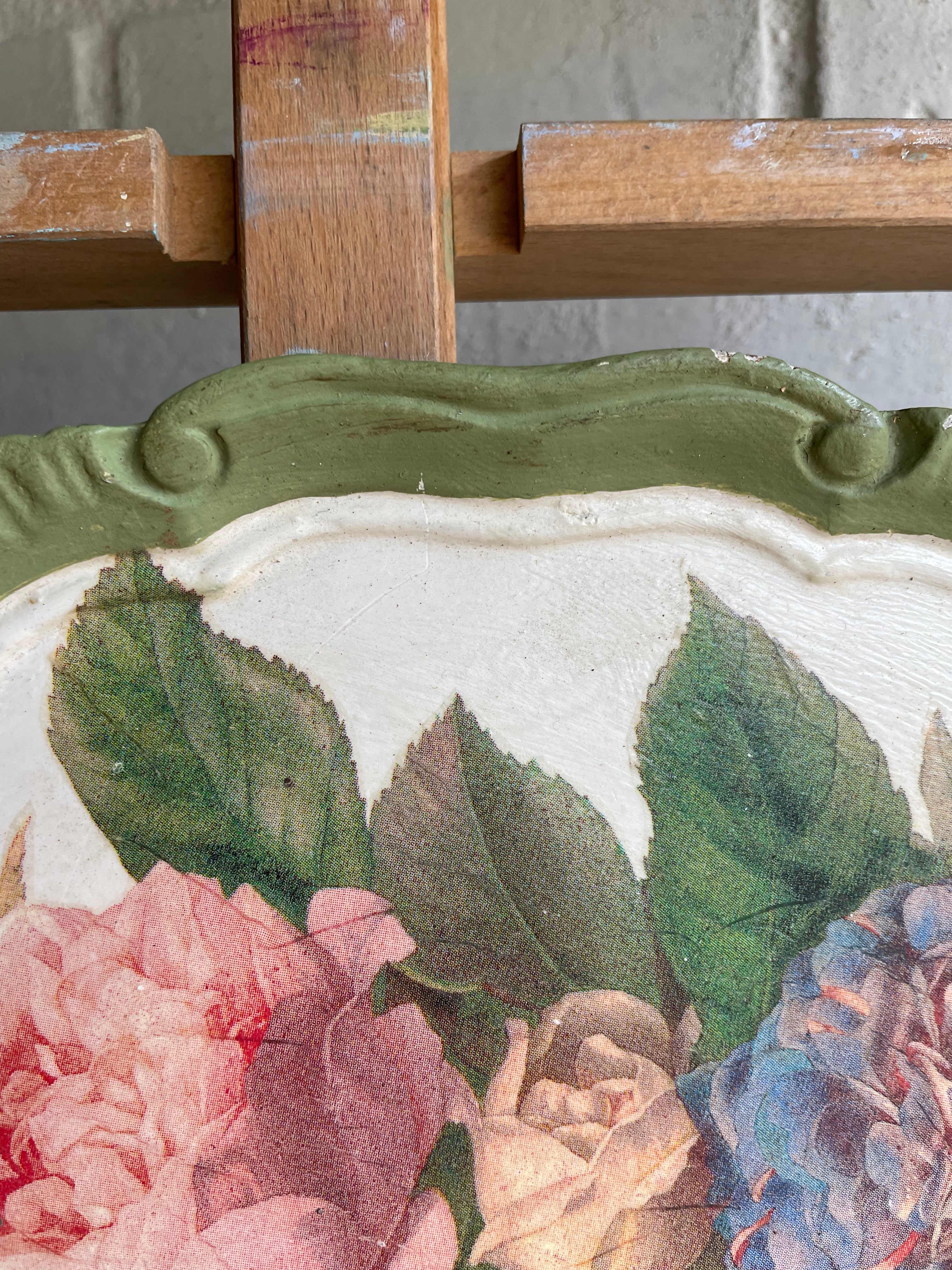 Decorative Floral Tray