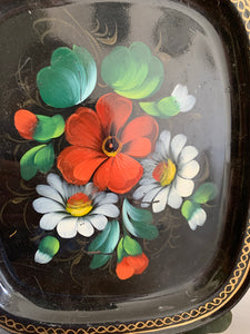 Teeny Floral Enamel Tray