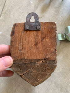 Wooden Carved Antique Candle Bracket