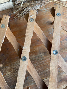 1930s Accordion Bamboo Coat & Hat Rack