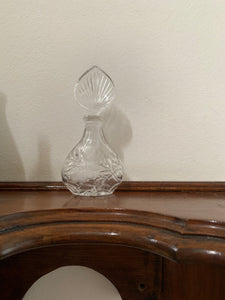 1950s Etched Perfume Bottle